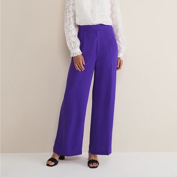 COS Pants - COS wide leg pants in purple